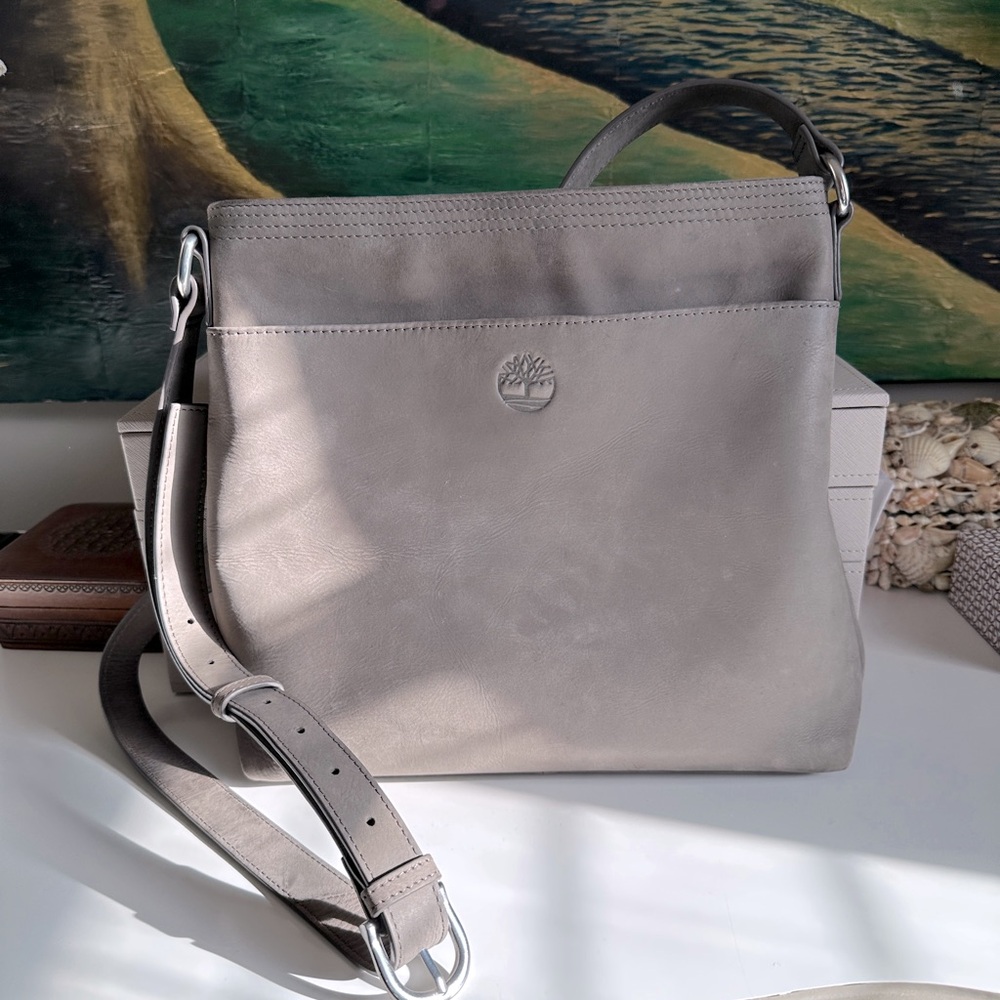 Timberland Large Leather Crossbody Purse